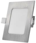 EMOS Led süllyesztett lámpatest NEXXO, négyzet, ezüst, 7W, CCT ZD2223 8592920109021