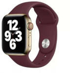 Apple Watch 4-6, SE, SE (2022) (38 / 40 mm) / Watch 7-9 (41 mm), szilikon pótszíj, állítható, lila, gyári