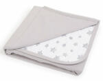  Ceba Baby pamut babapléd 90X100 cm - Light grey + Grey Stars - babastar