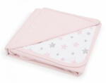 ceba baby pamut babapléd 90X100 cm - Candy pink + Pink Stars