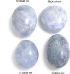 Palm Stone Calcit Albastru Mineral Natural - (XXL) - 1 Buc - concepttropic - 51,00 RON