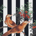  REBEL - Amor, bársonyos felületű modern prémium zsenília bútorszövet egyedi grafikával