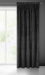  Villa bársony sötétítő függöny Fekete 140x270 cm