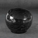  Kasi2 üveg tál Fekete 15x16 cm