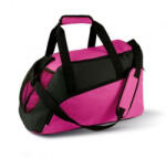 Kimood KI0607 poliészter sporttáska zsebekkel és vállpánttal Kimood, Fuchsia/Black-U (ki0607fu-bl-u)