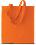 Kimood KI0223 pamut hosszú fülü bevásárlótáska Kimood, Orange-U (ki0223or-u)