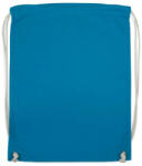 Kimood KI0125 pamut tornazsák-hátizsák fehér zsinórral Kimood, Tropical Blue-U (ki0125tb-u)