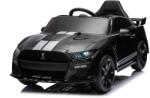 Beneo Mașină electrică Ford Shelby Mustang GT 500 Cobra, negru, telecomandă 2, 4 GHz, intrare USB, lumini LED, motor 2 x 30 W, licență ORIGINALĂ