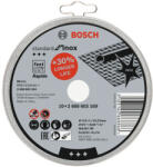 Bosch Vágókorong fémre 115 x 1, 0 x 22, 2 mm inox egyenes WA 60 T BF Rapido fémdobozban (10 db/cs) (2608603254) - vasasszerszam