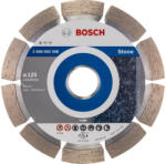 Bosch Gyémánt vágókorong 125 x 1, 6 x 10 x 22, 2 mm szegmentált Standard for Stone (2608602598) - vasasszerszam