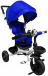 R-Sport Gyermek háromkerekű kerékpár tolórúddal, fék nélkül T4, 360°-ban forgatható kerekekkel Kék