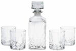  EXCELLENT Whisky készlet dekantáló + pohár készlet 5 db kristályüveg, 0, 9L KO-YE7300760