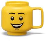 LEGO® LEGO Cană mare din ceramică- Cap de băiat fericit Varsta 4+ ani (41460806)