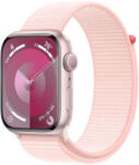 Apple Watch Series 9 GPS 45mm rózsaszín alumíniumtok, rózsaszín szíj (MR9J3QF/A)