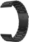 Colmi Stainless Steel Smartwatch Strap Black 22mm (Strap Metal Black) - scom