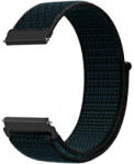 4wrist Curea din textil pentru Apple Watch - Black/Blue 42/44/45/49 mm