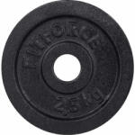 Fitforce Disc Greutate 2, 5kg Negru 30mm (6731036991)