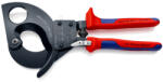 KNIPEX Kábelvágó 280 mm 95 31 280 - polírozott fej, műanyag hüvelyek