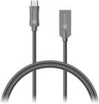 CONNECT IT Wirez Steel Knight Micro USB - USB, antracit metál, 2, 1 A , 1 m (CCA-3010-AN)