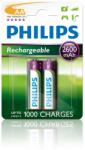 Philips 2600 mAh AA Akkumulátor Rechargeables Nikkel-fémhidrid 2db/cs (R6B2A260/10) (R6B2A260/10) (R6B2A260/10)