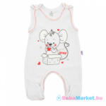 NEW BABY Baba rugdalózó New Baby Mouse fehér - babamarket