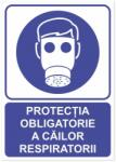  Indicator Protectia obligatorie a cailor respiratorii, 148x210mm IPMA5POCR