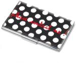 TROIKA Визитник Troika-WHITE DOTS (#CDC10-A114)
