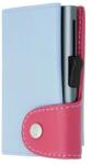C-SECURE Картодържател C-SECURE XL с портфейл и монетник, Ice/ Cherry/ Grey cardholder (XL-COIN-WCH001-LBL-PI-GY)