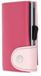 C-SECURE Картодържател C-SECURE с портфейл и монетник, Cherry/ Blush / Grey cardholder (COIN-WCH001-PI-LPI-GY)