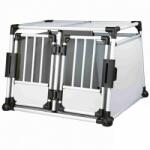 TRIXIE Trixie Cușcă de transport din aluminiu pentru câini, pentru mașină, M-L 93 x 64 x 88 cm