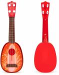 ECOTOYS Gyermek ukulele eper mintával (MJ030 STRAWBERRY)