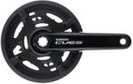 Shimano Cues FC-U4010-2 Linkglide integrált tengelyes hajtómű, 30-46T, 2x9s, 2x10s, 175 mm, LV, fekete