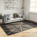 vidaXL fekete-arany mosható csúszásgátló szőnyeg 160 x 230 cm (136618)