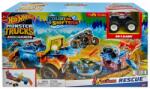 Mattel Hot Wheels: Monster Truck Live Aréna - Színváltós 5 Alarm Rescue játékszett - Mattel (HPN73) - innotechshop