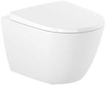 Roca Ona Kompakt perem nélküli fali WC csésze 36x48 cm, Soft-Close ülőkével, fehér A34H689000 (A34H689000)