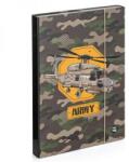 Oxybag ARMY helikopteres füzetbox - A4 - terepszínű (IMO-KPP-8-76123) - lurkojatek