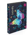 Oxybag Butterfly pillangós füzetbox - A4 - kék (IMO-KPP-5-78223) - lurkojatek