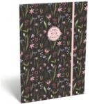 Lizzy Card Magic Garden virágos gumis mappa A4 (LIZ-22981848) - lurkojatek