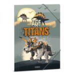 Ars Una Age of the Titans dinós gumis mappa - A4 - Ars Una (50212613) - lurkojatek