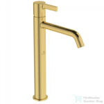 Ideal Standard JOY magasított mosdó csaptelep leeresztő nélkül, Brushed gold BC782A2 (BC782A2)