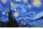 Brushme Számozott kifestő Brushme 30x40cm Starry Night Van Gogh
