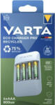 VARTA Eco Charger Pro Recycled töltő + 4db AAA 800 mAh akkumulátor - 57683 (VARTA-57683-800)