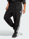 adidas Pantaloni trening Future Icons 3-Stripes Regular Tracksuit Bottoms (Plus Size) HT4703 Negru Regular Fit