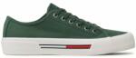 Tommy Jeans Teniși Canvas Sneaker EM0EM01299 Verde