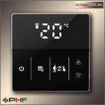 Dimat SMARTMOSTAT WIFI duplaszenzoros termosztát - fekete (smartmostat-fekete)