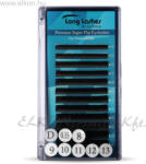 Long Lashes Premium Super Flat D / 0, 15 - 8-9-10-11-12-13mm (LLSFD7150000) - elkon
