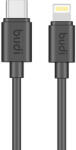 budi 35 W USB-C-Lightning kábel 1 , 2 m (fekete)