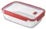 Keter Ételtartó üveg doboz CURVER Smart Cook tégla sütőbe helyezhető 4, 2L piros (04060-472-00)