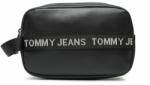 Tommy Jeans Geantă pentru cosmetice Tjm Essential Leather Washbag AM0AM11425 Negru