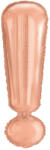 anagram Betű lufi 34" 86cm óriás Rosegold fólia betű, Felkiáltójel (LUFI435892)
